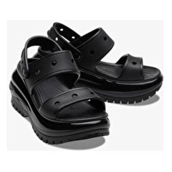 Crocs Classic Mega Crush Sandal 207989-001 Siyah Kadın Sandalet - Görsel 4