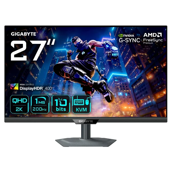Gigabyte M27Q2 QD 27" 1 ms 2K Pivot IPS 200 Hz / 210 Hz OC Oyuncu Monitörü - Görsel 6
