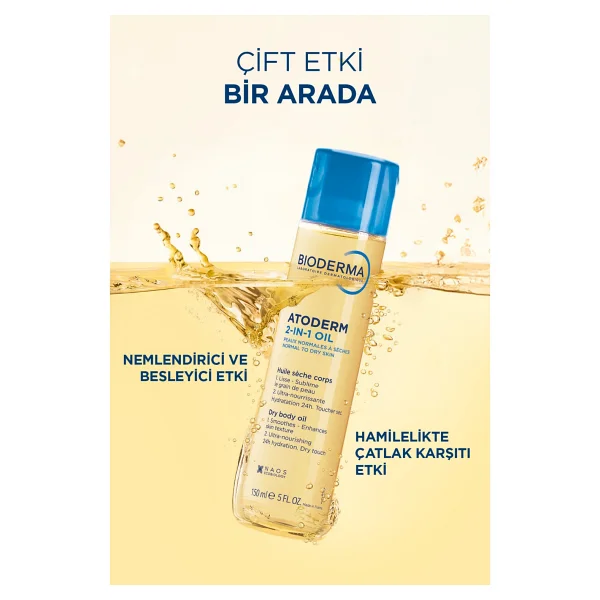 Bioderma Atoderm 2 in 1 Çatlak Önleyici 150 ml Vücut Yağı - Görsel 7