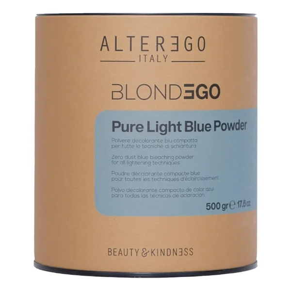 Alterego Italy Blondego Pure Light Blue Powder Mavi 500 gr Saç Açıcı - Görsel 2