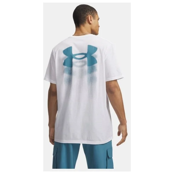 Under Armour Blur Logo 6009245 Kısa Kollu Bisiklet Yaka Erkek Tişört - Görsel 5