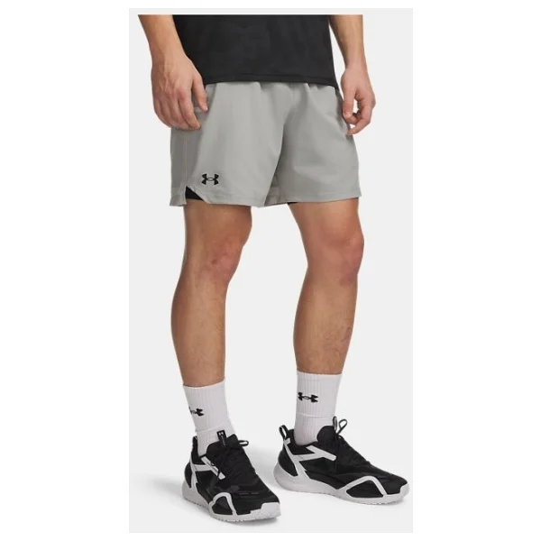 Under Armour Vanish 6 1373718-069 Gri Erkek Spor Şort - Görsel 9