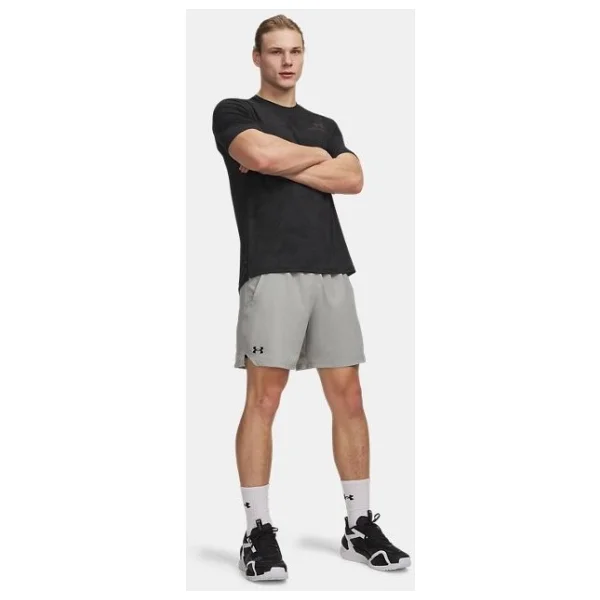 Under Armour Vanish 6 1373718-069 Gri Erkek Spor Şort - Görsel 3