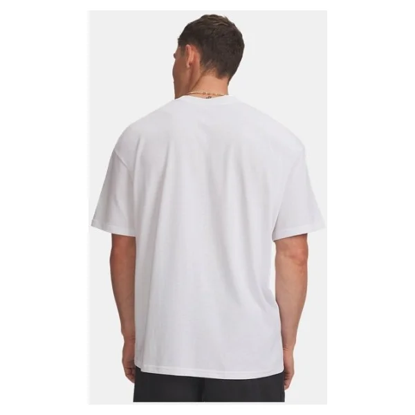 Under Armour Heavyweight Wordmark 6009266-069 Gri Kısa Kollu Bisiklet Yaka Erkek Tişört - Görsel 5