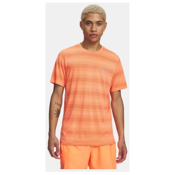Under Armour Velociti 6009517-100 Beyaz Kısa Kollu Bisiklet Yaka Erkek Tişört - Görsel 9