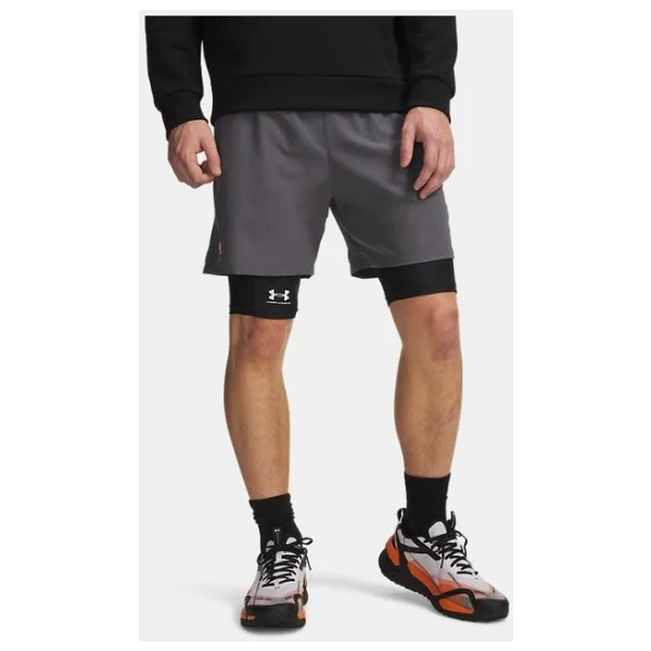 Under Armour Vanish 6 1373718-069 Gri Erkek Spor Şort - Görsel 8