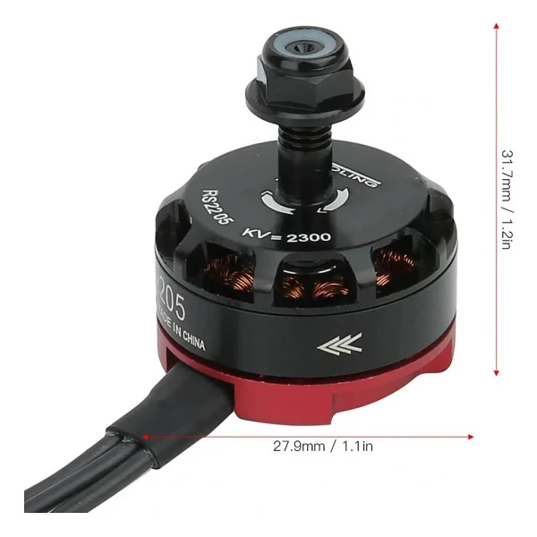 Rs2205 2300kv Fırçasız Motor Cw - Fpv Yarış Uyumlu - Görsel 5
