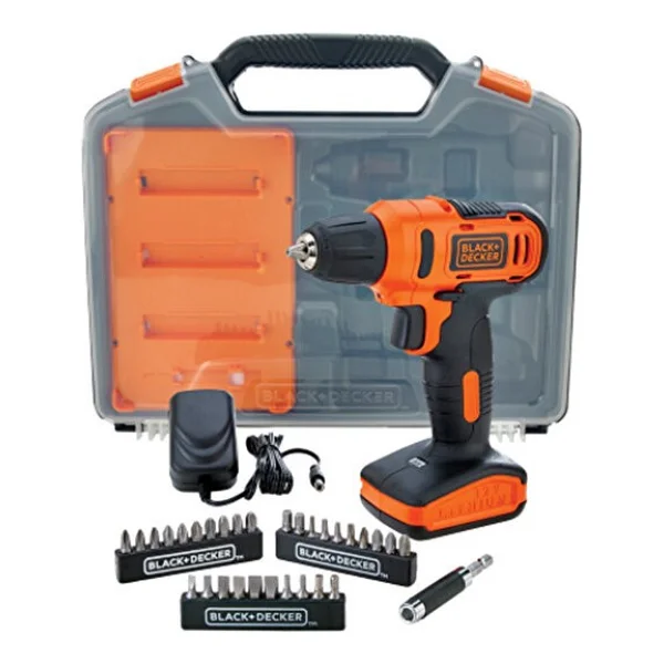 Black+Decker LD12SKA 12 V 1.5 Ah Akülü Vidalama Makinesi + 30 Parça Aksesuar Seti - Görsel 4