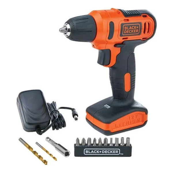 Black+Decker LD12SKA 12 V 1.5 Ah Akülü Vidalama Makinesi + 30 Parça Aksesuar Seti - Görsel 3
