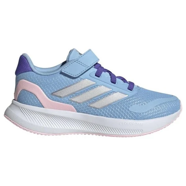 Adidas Runfalcon 5 EL IE8581 Mavi Çocuk Koşu Ayakkabısı - Görsel 6