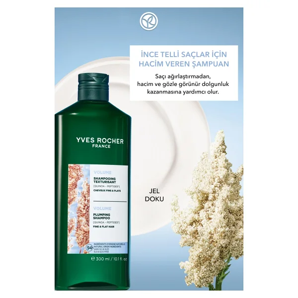 Yves Rocher Hacim Veren İnce Telli Saçlar için 300 ml Şampuan - Görsel 2