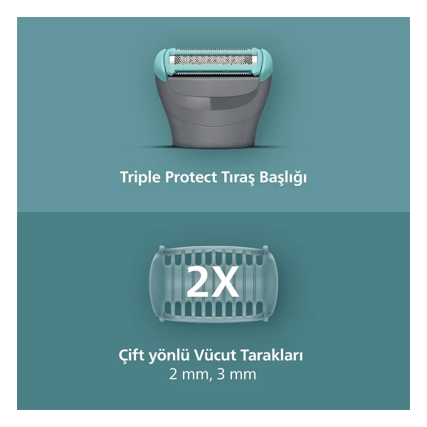 Philips 3000 Series BG3480/15 Islak Kuru Tıraş Makinesi - Görsel 2