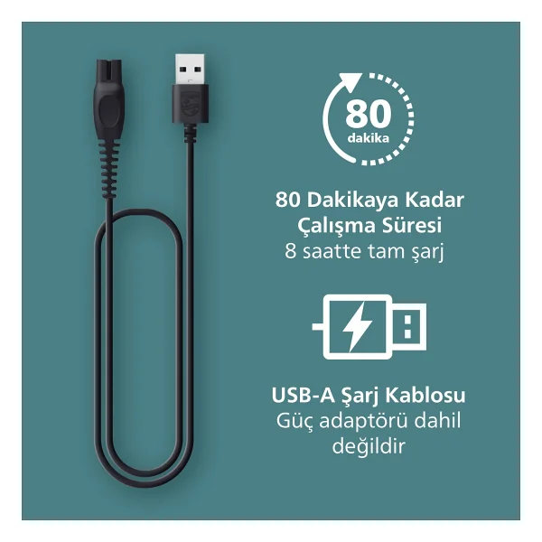 Philips 3000 Series BG3480/15 Islak Kuru Tıraş Makinesi - Görsel 8