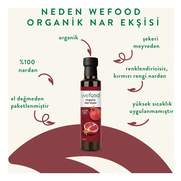 Wefood Organik 350 gr Nar Ekşisi - Görsel 2