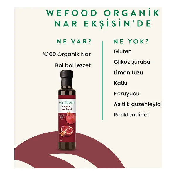 Wefood Organik 350 gr Nar Ekşisi - Görsel 3