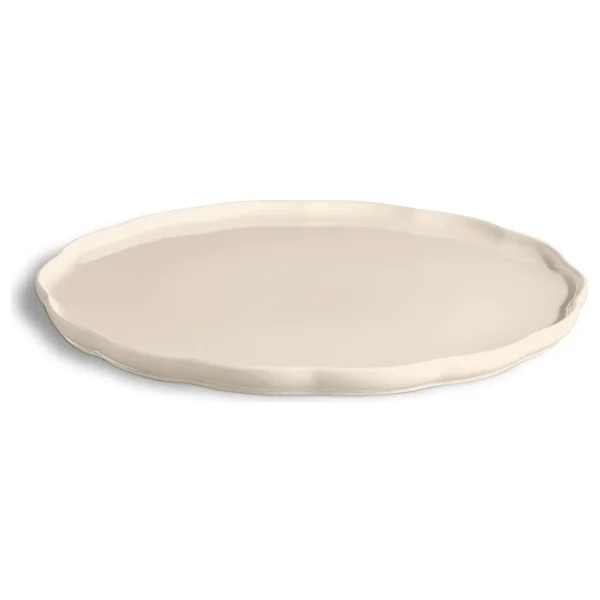 Emile Henry Madeleine Ekru 31 cm Yuvarlak Servis Tabağı - Görsel 2