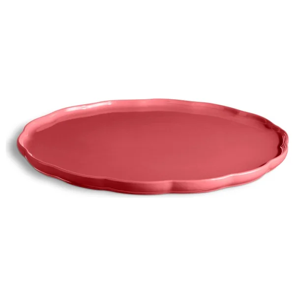 Emile Henry Madeleine Pembe 31 cm Yuvarlak Servis Tabağı - Görsel 2