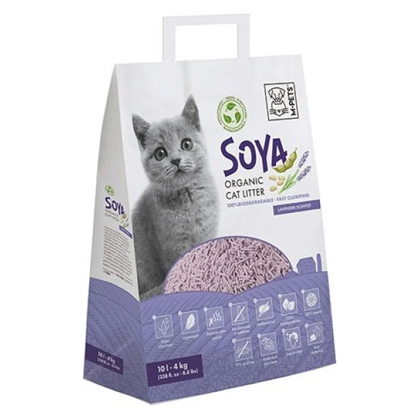M-Pets Soya Organik Lavanta Kokulu 10 lt Kedi Kumu - Görsel 2
