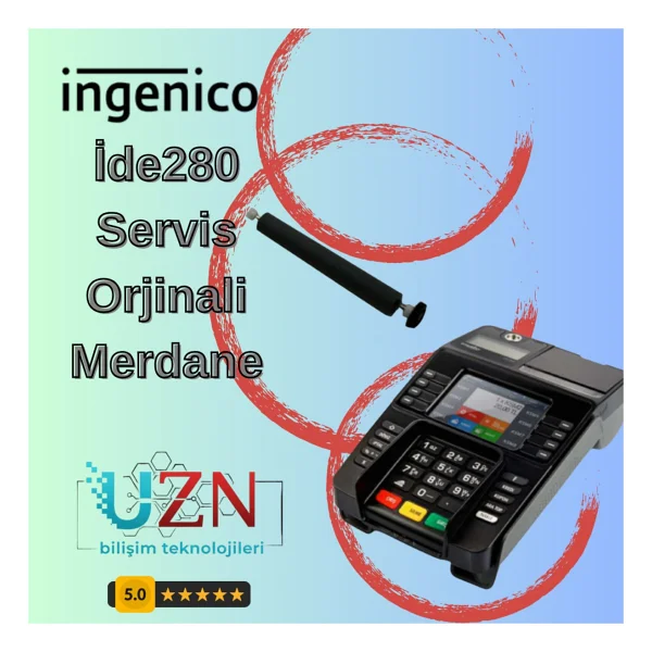ingenico IDE280 Yazıcı Merdanesi - Fabrika Çıkışı Birebir Orjinal Servis Ürünü - Görsel 2
