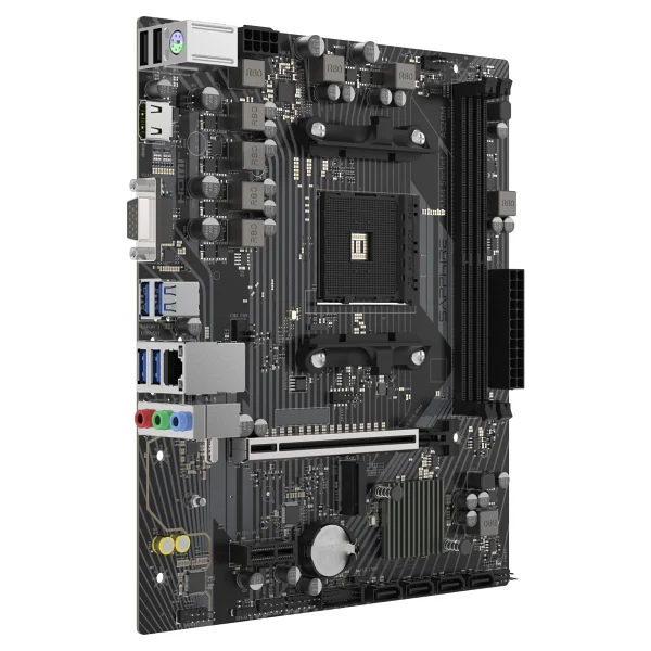 Sapphire A520M-E 52119-04-40G AMD AM4 DDR4 Micro ATX Anakart - Görsel 2