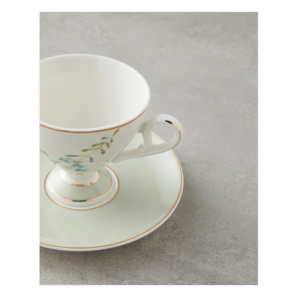 English Home Valentina New Bone China Açık Yeşil 2 Kişilik Kahve Fincan Takımı - Görsel 9