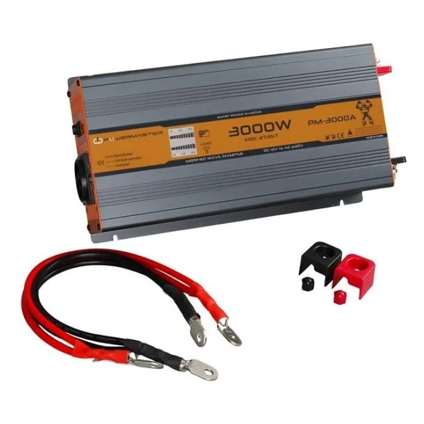 Powermaster Pm-3000A 12 Volt 3000 Watt Power Inverter - Görsel 4