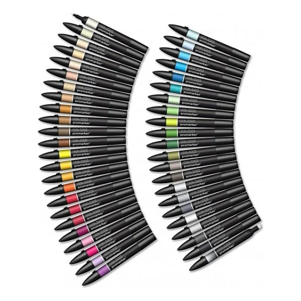 Winsor & Newton 48 Renk Promarker Set - Görsel 2