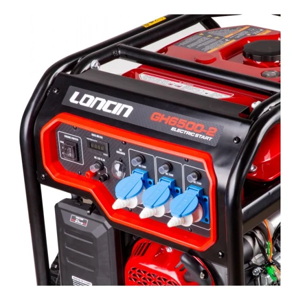 Loncin GH6500D-2 İpli/Marşlı Benzinli Jeneratör - Görsel 5
