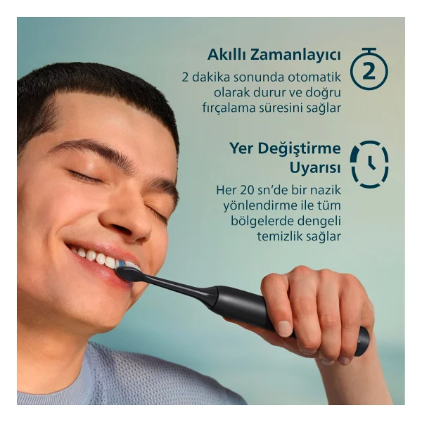 Philips Sonicare 3100 HX4072/42 2'li Şarjlı Diş Fırçası - Görsel 7