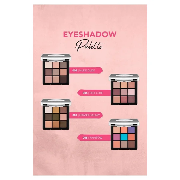 Flormar Mat & Işıltılı Kremsi Dokulu 003 Sunset Far Paleti - Görsel 8