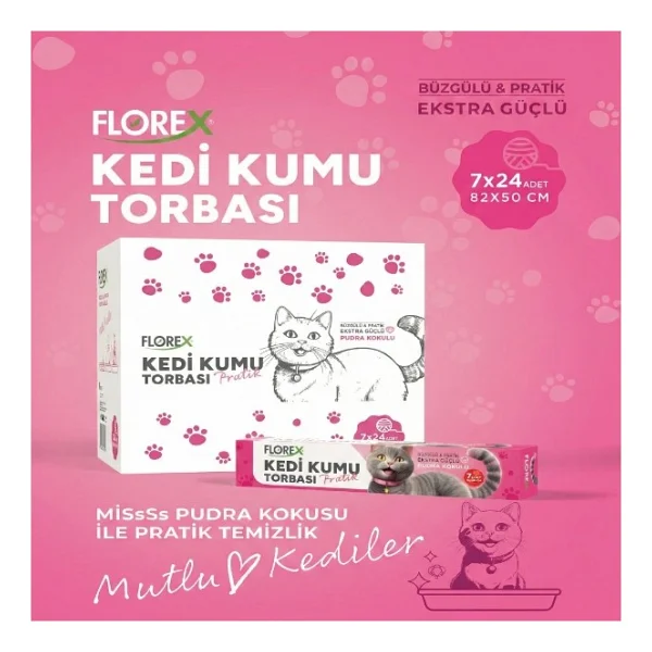 Kedi Kumu Torbası Pudra Kokulu - Görsel 4