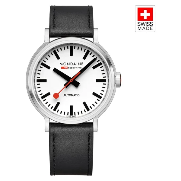 Mondaine Original MST.4161B.LBV Deri Kordon Erkek Kol Saati - Görsel 2