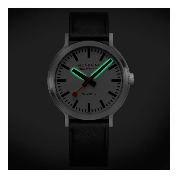 Mondaine Original MST.4161B.LBV Deri Kordon Erkek Kol Saati - Görsel 3