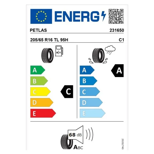 Petlas Prime Comfort 205/65 R16 95H Yaz Lastiği - 2026 - Görsel 2