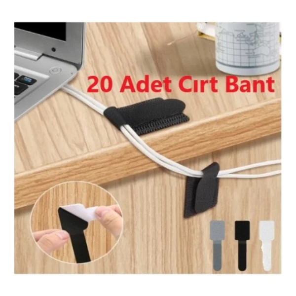 20 Adet Kendinden Yapışkanlı Cırt Cırtlı Bant - Görsel 6