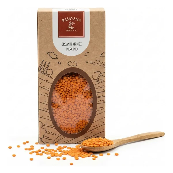 Rasayana Organik Kırmızı Mercimek 750 gr - Görsel 3
