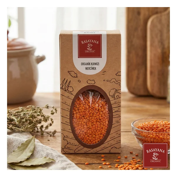 Rasayana Organik Kırmızı Mercimek 750 gr - Görsel 2