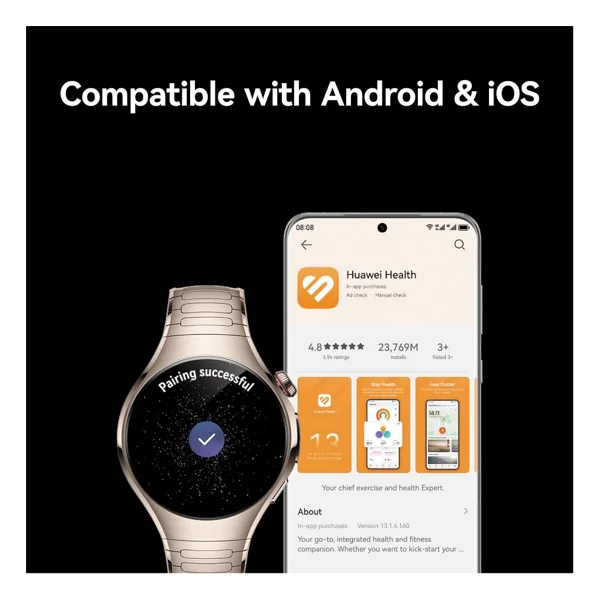 Huawei Watch 5 46mm Titanyum Kasa Metalik Mor Akıllı Saat - Görsel 8