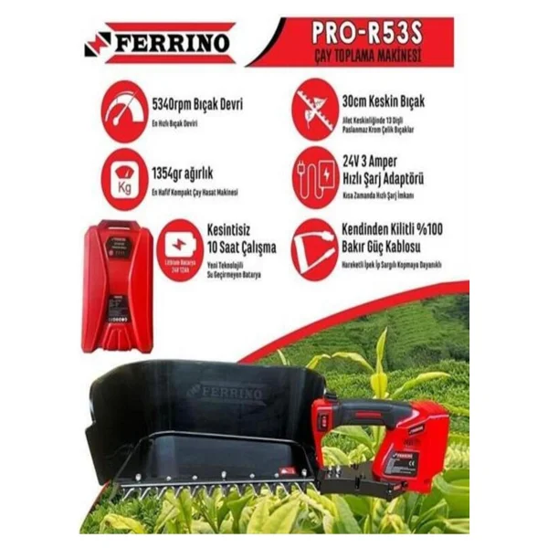 Ferrino Pro R53Q Çay Toplama Makinesi - Görsel 2
