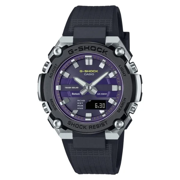 Casio G-Shock G-Steel GST-B600A-1A6DR Silikon Kordon Lacivert Erkek Kol Saati - Görsel 6