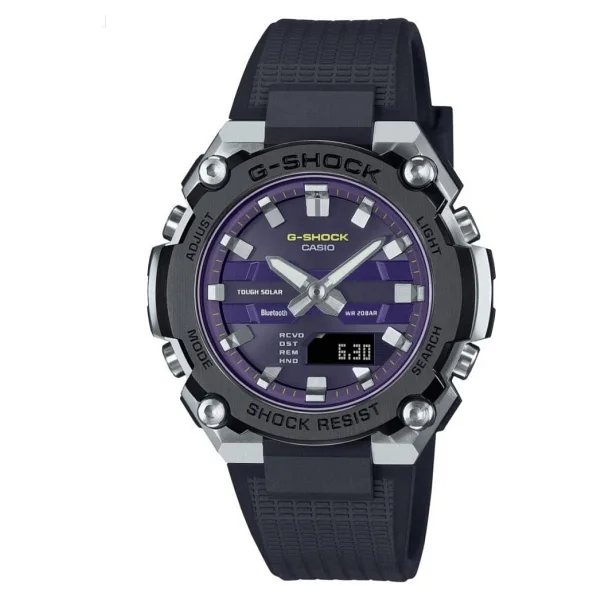 Casio G-Shock G-Steel GST-B600A-1A6DR Silikon Kordon Lacivert Erkek Kol Saati - Görsel 7