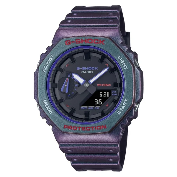 Casio G-Shock GA-2100AH-6ADR Mor Erkek Kol Saati - Görsel 5