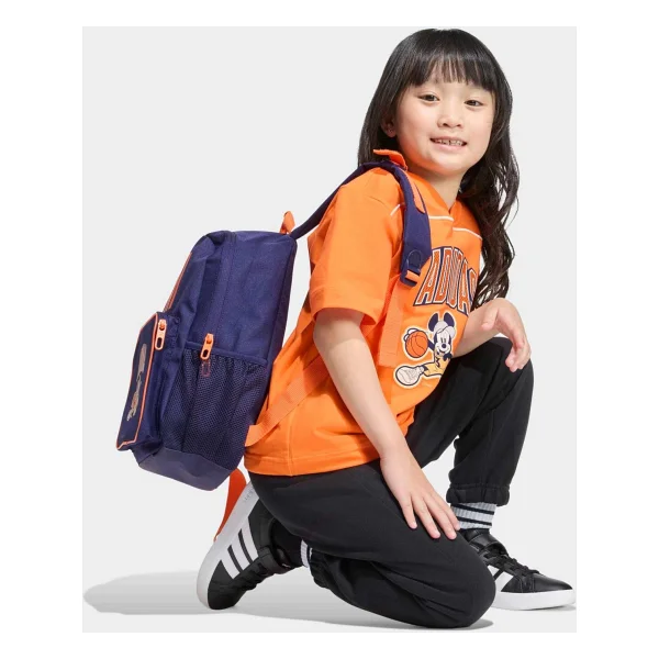 Adidas Disney Mickey Mouse JZ3558 Turuncu Kısa Kollu V Yaka Çocuk Tişört - Görsel 5