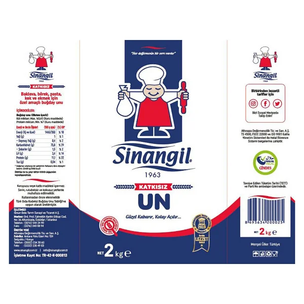 Sinangil 2 kg Un - Görsel 2