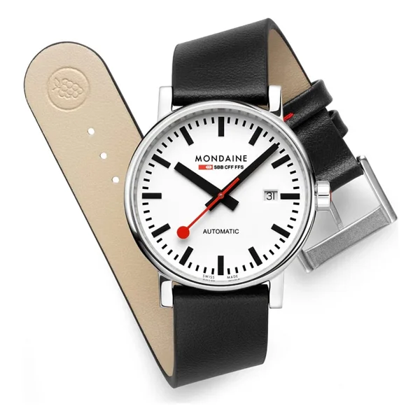 Mondaine Evo2 MSE.40610.LBV Deri Kordon Erkek Kol Saati - Görsel 7