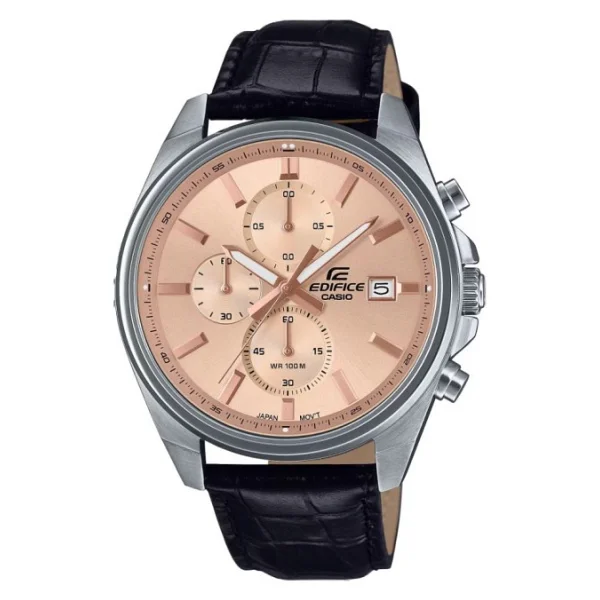 Casio Edifice EFV-610 Deri Kordon Erkek Kol Saati - Görsel 4
