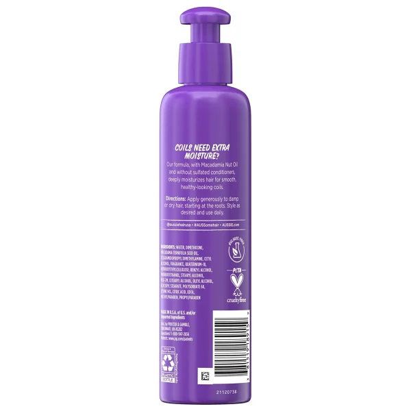 Aussie Miracle Coils Nemlendirici Durulanmayan Saç Kremi 251Ml - Görsel 2