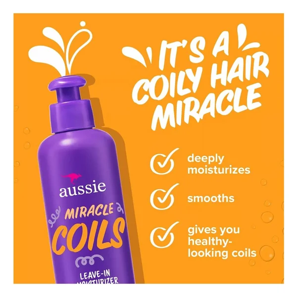 Aussie Miracle Coils Nemlendirici Durulanmayan Saç Kremi 251Ml - Görsel 3