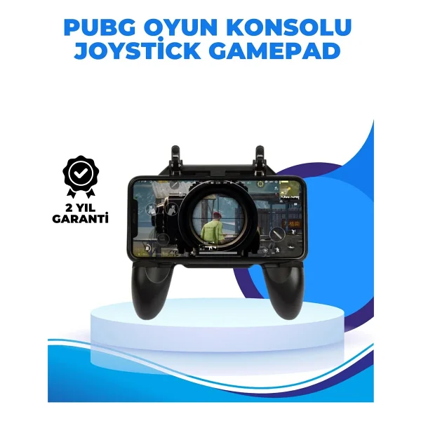 Epilons Joystickli ve Tetikleyicili Pubg Mobile Gamepad Oyun Kontrolcüsü - Görsel 6