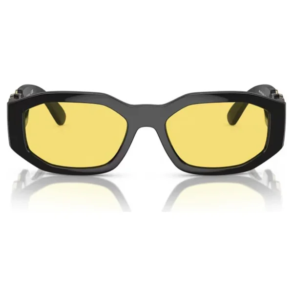 Versace Medusa Biggie VE4361 GB185 Black-Yellow Güneş Gözlüğü - Görsel 8